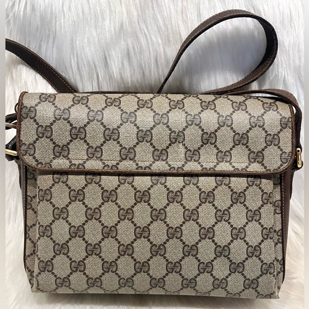 Gucci Beige and Brown Crossbody Bag - Picture 4 of 12